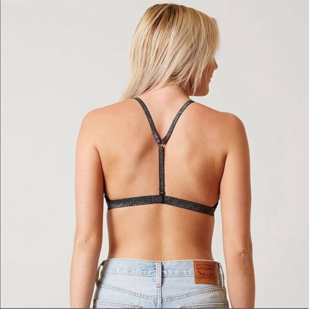 NWT Free People Swept Away Soft black Bra small - Picture 2 of 6